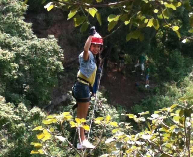  Tibetan bridge in the State of Mexico